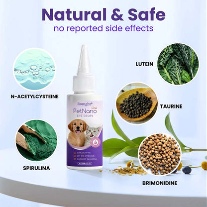 Pet Eye Drops-Relieves Conjunctivitis, Dry Eyes, Cataracts, and Keratitis🐶