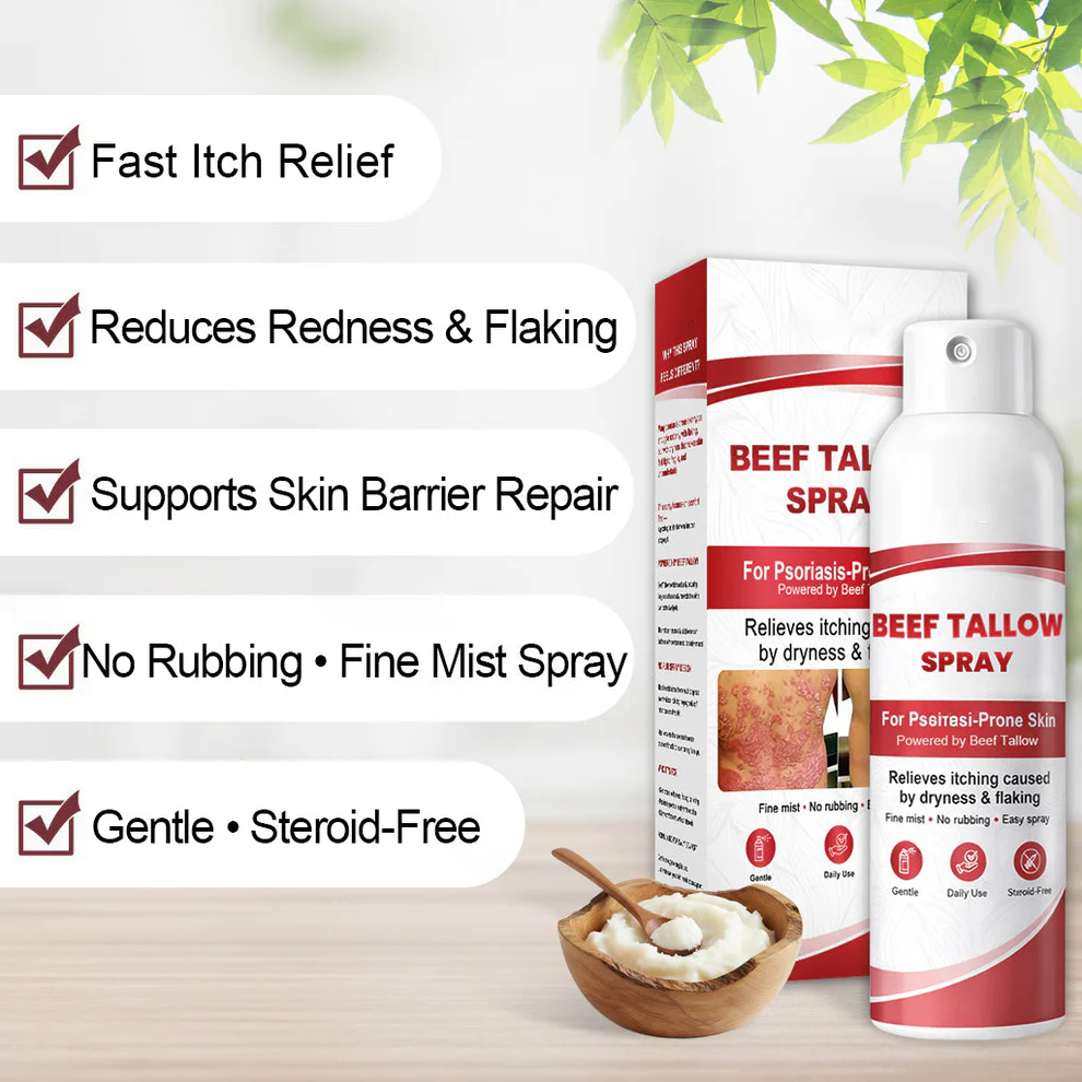 🏆Flash Sale⚡ 100K+ SOLD! ✨Nourish. Soothe. Restore. 🔄 The Triple-Action Beef Tallow Spray for Stressed Skin-102