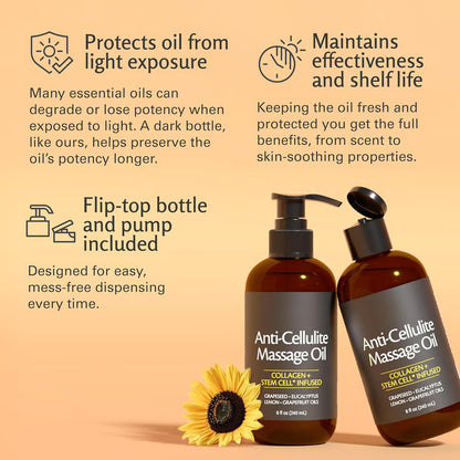 Collagen-Infused Body Oil • Deep Hydration + Firming Feel